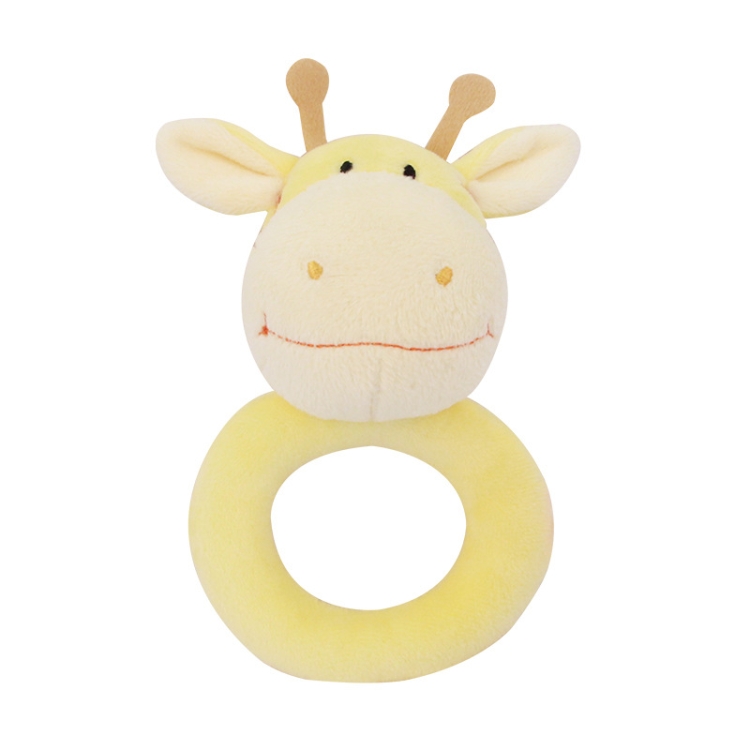Baby Hand Rattles Toys Hand Grip Stick Newborn Soothing Toys,Style:, Giraffe, Pink Rabbit, Little Grey Elephant, Koala, Piggy, Monkey, White Rabbit, Little Red Mouse, Little Flower Elephant, Little Banana, Sleep Bear Blue Rattles...