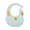 Baby Anti-Dirty Eating Bib Waterproof Silicone Infant Auxiliary Food Bib Drool Towel