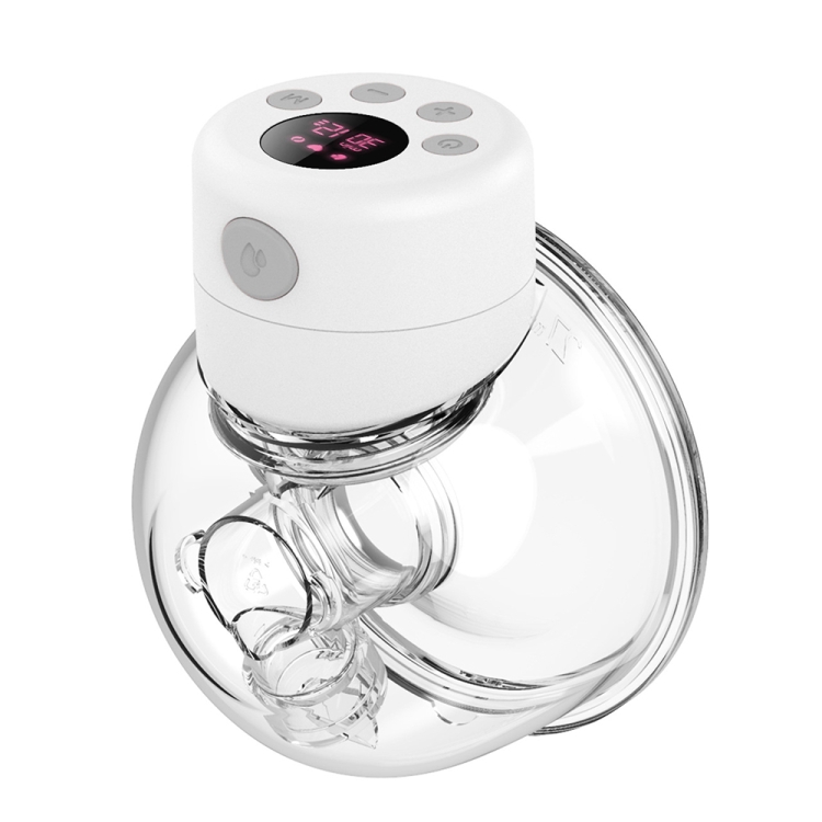 S12 LCD Screen Smart Large Capacity Portable Wearable Silent Electric Breast Pump, S12 White, S12 Bilateral