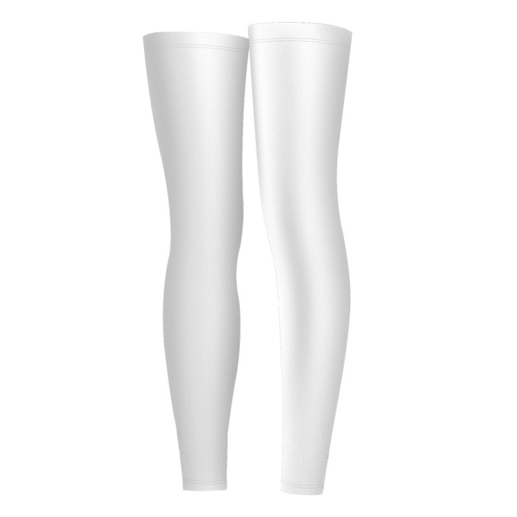Summer Ice Silk Sunscreen Leggings Outdoor Riding Sports Knee Protectors Cool Anti-Slip Leg Socks, M, L, XL, XXL