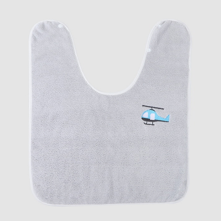 Children Wash Towel Brushing Baby Bib Not Wetsuit Multifunctional Facial Washing Towel, Gray Plane, Gray Elephant, Blue Car, Blue Whale, Pink Octopus, Pink Bunny