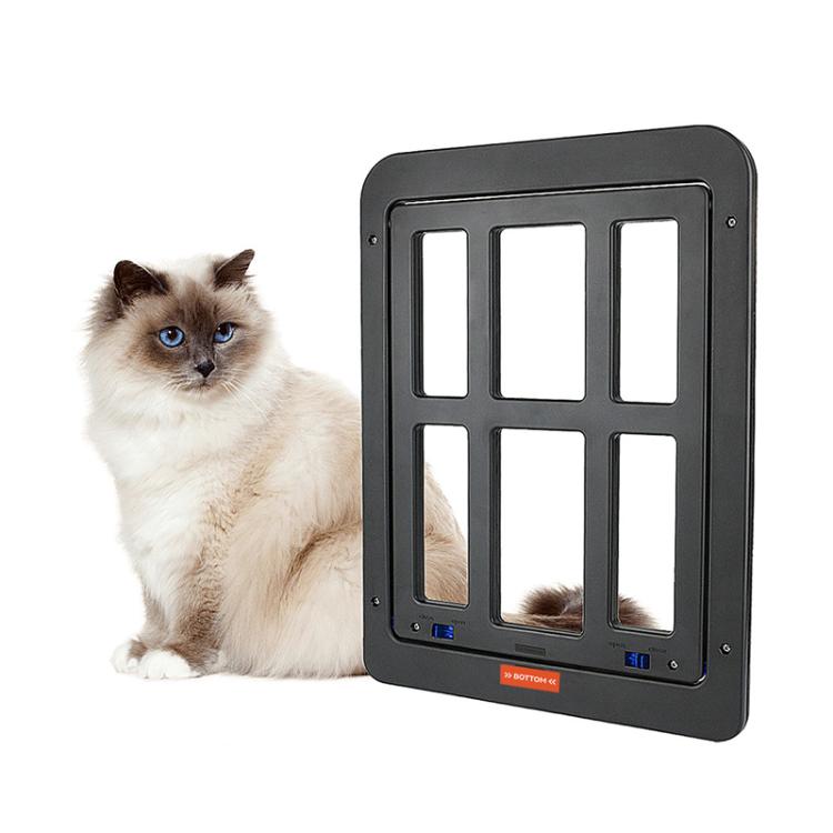Pet Screen Door Cats And Dogs Free Entry and Exit Lattice Door, 25 x 31.5cm