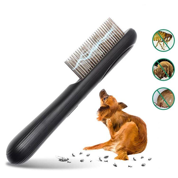 PaiPaitek PD166 Pet Safe Physical Worming Electronic Comb Pet Flea Control Brush, Electronic Comb
