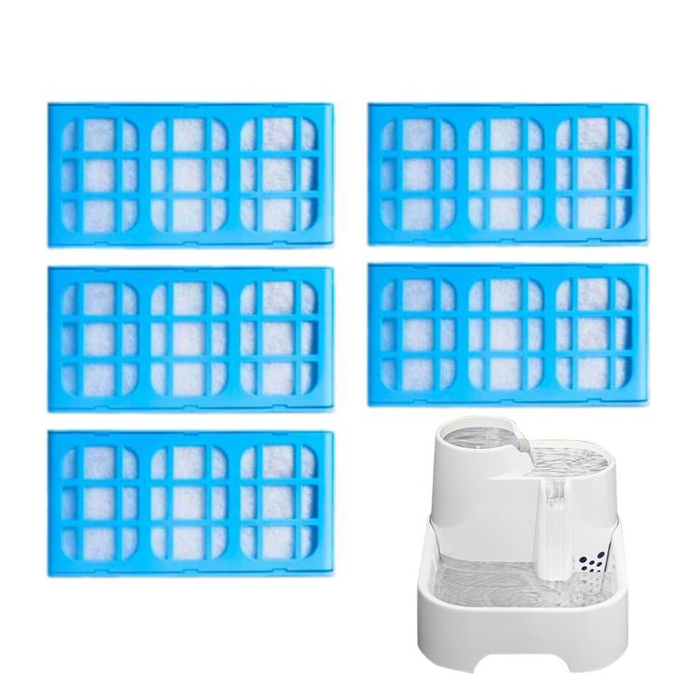5pcs /Pack Filter For Cate Mate Pet Fountain Multi-Cycle Filtration Cartridge, For Cate Mate