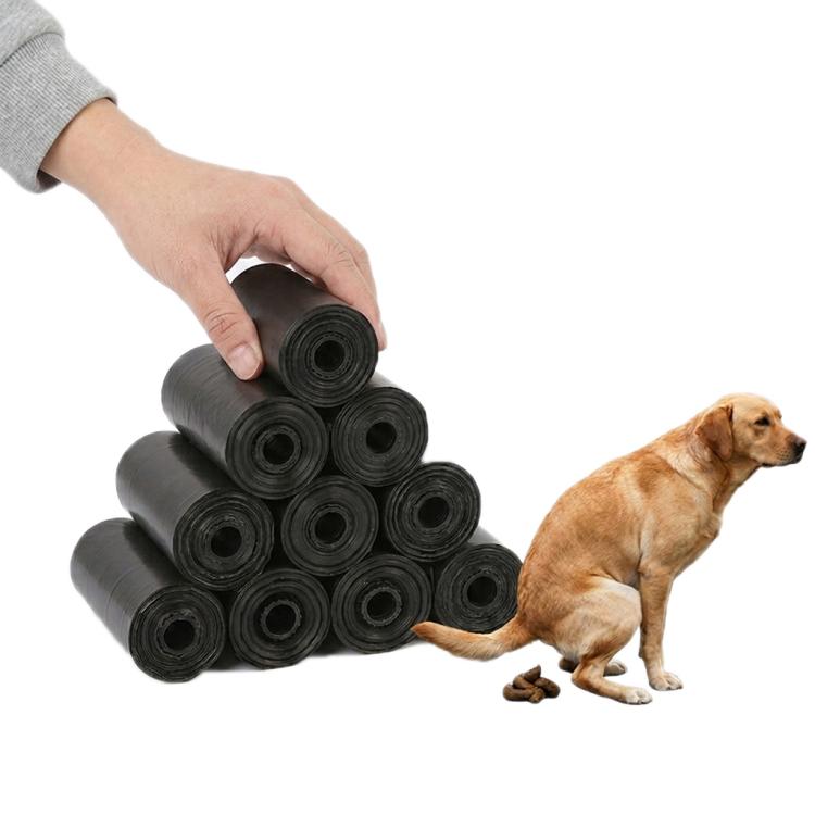 15bags /Roll Outdoor Portable Cleaning Pet Trash Bags, 22x30cm