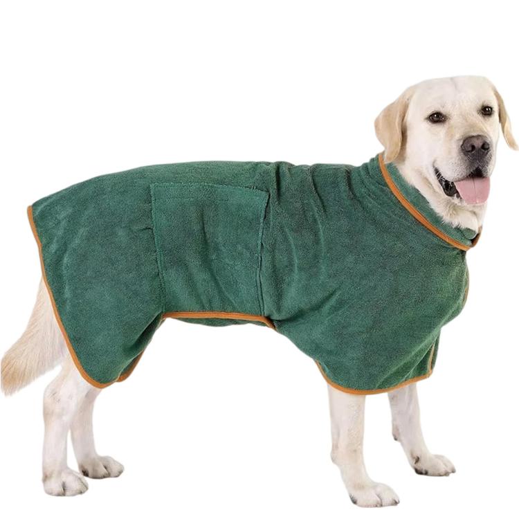 Full Coverage Absorbent Pet Bath Robe, Quick-Dry Breathable Four-Season Bath Robe For Cats & Dogs, XL