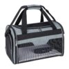 Portable Soft-Sided Pet Travel Bag With Safety Zipper Foldable Hand-Carried Carrier For Dogs & Cats