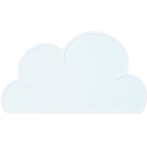 Children Cloud Silicone Placemat Waterproof Environmental Protection Student Table Mat, White, Black, Yellow, Blue, Green, Light Pink, Dark Gray, Light Blue, Light Green, Light Gray, Dark  Pink
