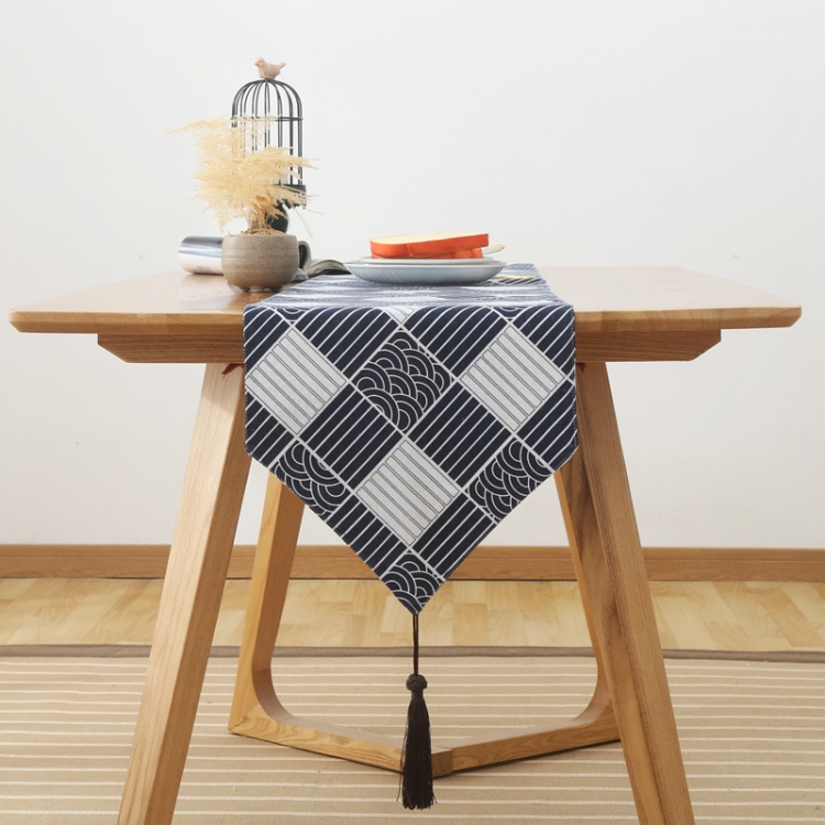 Cotton Linen Tea Table Dining Table Table Flag Retro Tablecloth, 30x100cm, 30x140cm, 30x160cm, 30x180cm, 30x200cm, 30x220cm, 30x240cm, 35x160cm, 35x180cm, 35x220cm, 35x240cm, 35x200cm