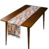 Home Chenille Polyester Tassel Table Runner, 33x140cm, 33x160cm, 33x180cm, 33x200cm, 33x220cm, 33x260cm, 33x300cm, 33x240cm