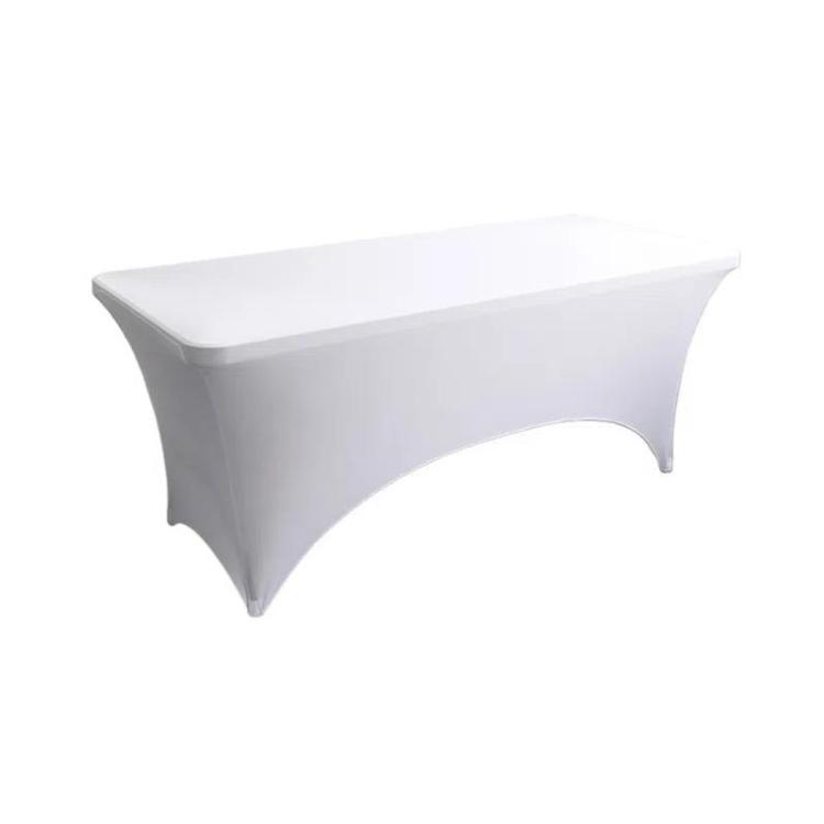 Rectangular Elastic Table Cover Hotel Restaurant Wedding Banquet Party Long Table Decoration Tablecloth, 122x75x75cm, 153x75x75cm, 183x75x75cm, 244x75x75cm