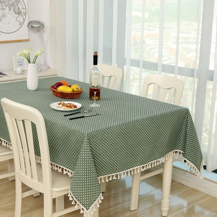 Cloth Cotton Dining Tablecloth Decoration Cloth, 120x160cm, 120x120cm