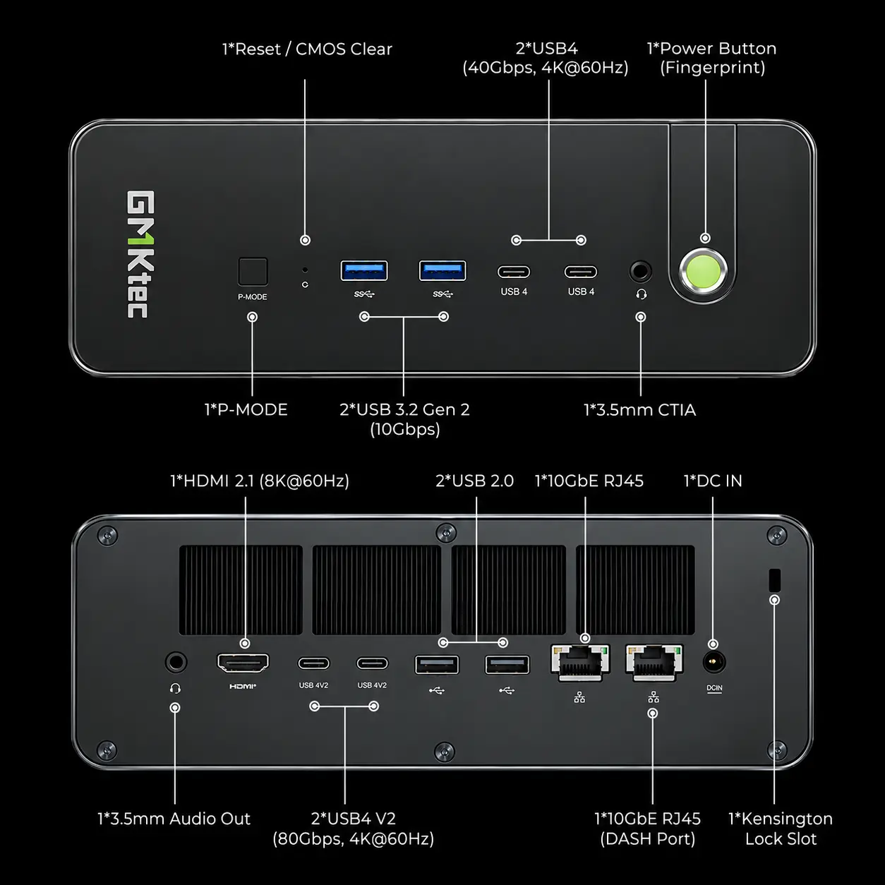 ad21ff84-6792-41bb-9aa0-e96a6f86079a.png GMKtec EVO-X5 Pro AMD Ryzen™ AI Max+ PRO 495 AI Mini PC