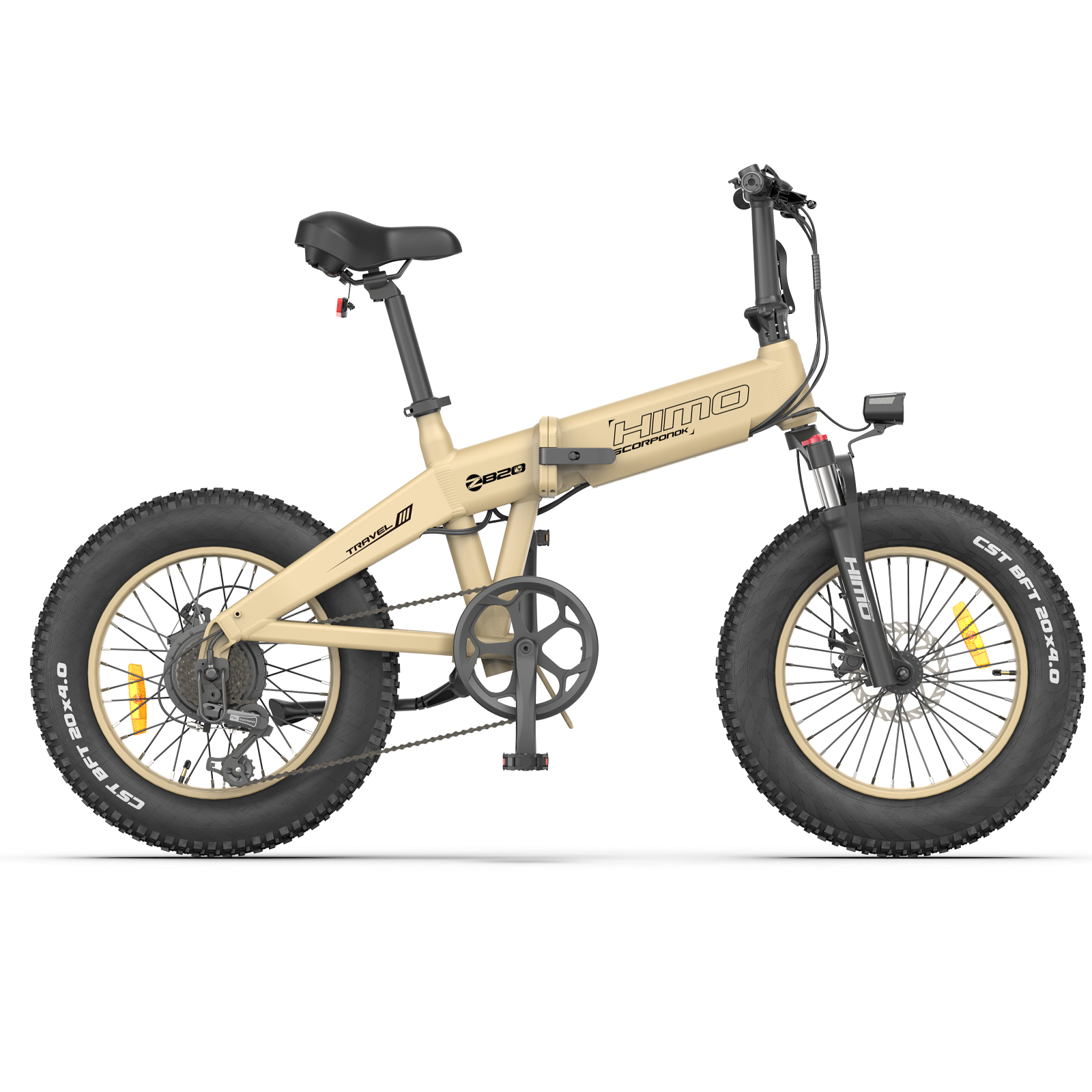 HIMO ZB20 2021 Model Folding Electric Mountain Bike - Khaki