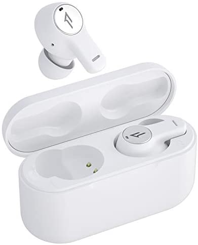 1MORE PistonBuds Bluetooth Headphone 5.0 with 4 Built-in Mics ENC for Clear Call, True Wireless Earbuds,IPX5,24H Support AAC&SBC, HiFi Stereo in-Ear Deep Bass Headset, White