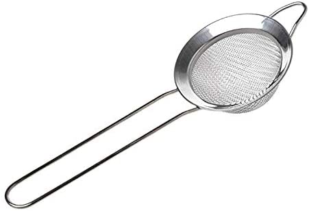 Stainless Steel Fine Mesh Tea Strainer Colander Sieve With Non Slip Handle Cooking Filter Sifter for Food Vegetables