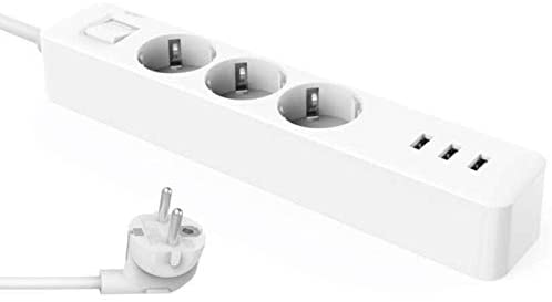 Xiaomi Mi Smart Home Power Strip Electrical Socket 3 Ports 3 USB Outlet Plugs Max 16A 3.1A Fast USB