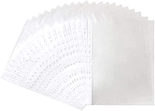 Partner Plastic Punch Pockets Folders (A4, 100 Pieces)