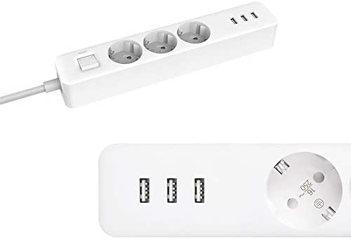 Xiaomi Mi Smart Home Power Strip Electrical Socket 3 Ports 3 USB Outlet Plugs Max 16A 3.1A Fast USB