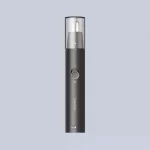 ShowSee C1-BK Portable Electric Nose Hair Trimmer Removable Washable Double-edged 360° Rotating Cutter Head from - Black