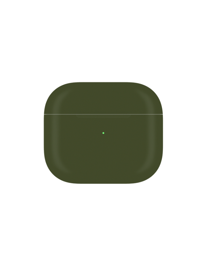 Caviar Customized Airpods 3rd Generation Automotive Grade Scratch Resistant Full Paint Matte, Army Green