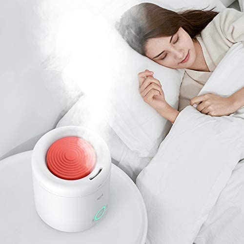 Deerma F301 Portable Humidifier (2.5L) with Corrosion Resistant PP Material 360 Rotating Smart Humidifier White
