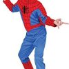 Boys Spiderman 3 Piece Costume Red And Blue Age 7-8 Years Kids Super Hero Dress