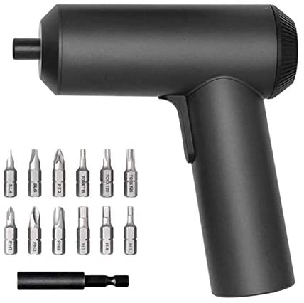Xiaomi Mijia Cordless Rechargeable Screwdriver 3.6V 2000mAh Li-ion 5N.m Electric Screwdriver With 12Pcs S2 Screw Bits, Pack of 5