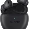 1MORE ComfoBuds Mini Hybrid Active Noise Cancelling Earbuds, In-Ear Headphones with Stereo Sound, Bluetooth 5.2 Headset with 4 Mics, Clear Calls, Wireless Charging, Soothing Sound, Waterproof, Black