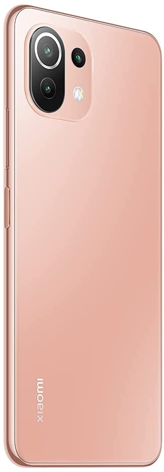 Xiaomi Mi 11 Lite 4G - Smartphone 6GB+128GB, 6.55” AMOLED DotDisplay, Snapdragon 780G, 64MP+8MP+5MP Triple Camera, 4250mAh, Peach Pink (EU Version)