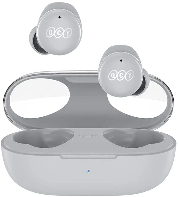 QCY T17S AptX Qualcomm Bluetooth 5.2 TWS Earbuds White