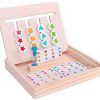 LeadingStar 4 Colors Game Wooden Box Cognitive Classification Matching Educational Toy