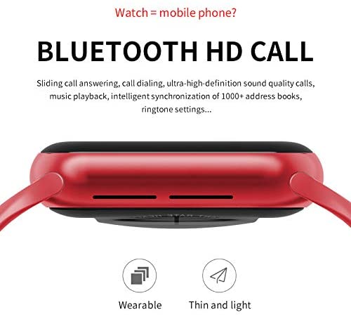 HW12 Full Screen Smart Watch 40MM/44MM Women Men Smartwatch Split Screen Bluetooth HD Call Play Music Sport Wrist (Black)