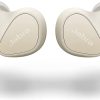 Jabra Elite 3 In Ear Wireless Bluetooth Earbuds – Noise Isolating True Wireless buds with 4 built-in Microphones for Clear Calls, Rich Bass, Customizable Sound, and Mono Mode - Light Beige
