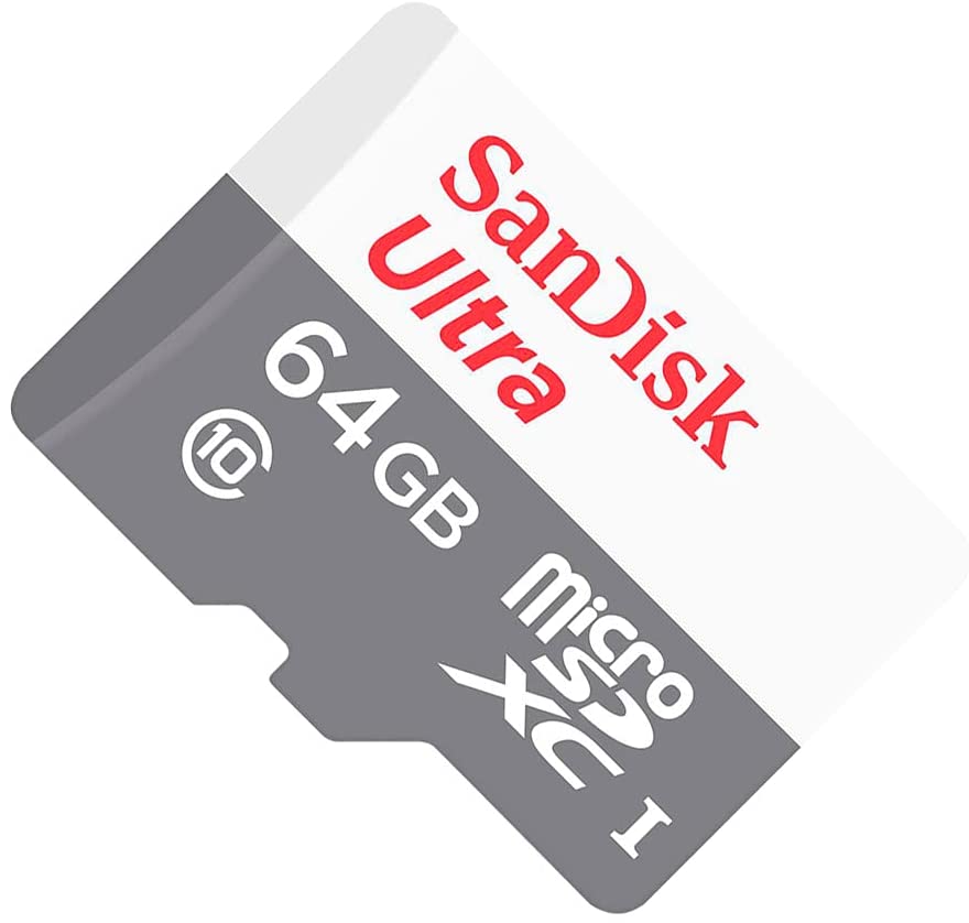 SanDisk 64GB Ultra microSDXC UHS-1 Card 100MB/s - SDSQUNR-064G-GN3MN