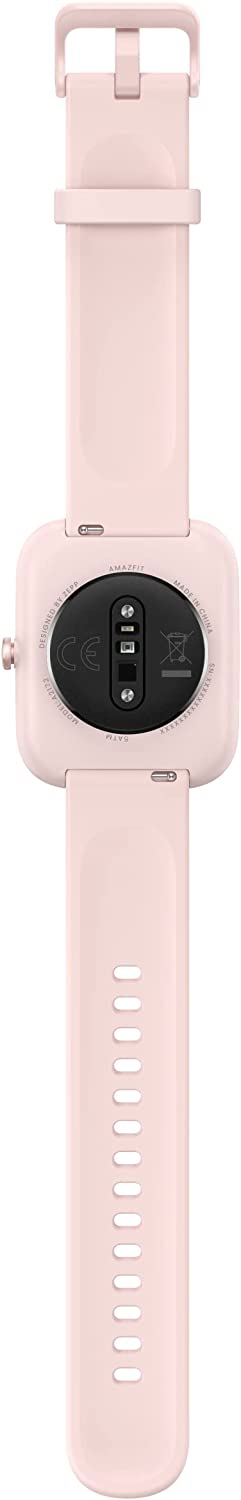 Amazfit Bip 3 Pro Smart Watch for Women, 4 Satellite Positioning Systems, 1.69" Color Display, 14-Day Battery Life, 60+ Sports Modes, Blood Oxygen Heart Rate Monitor, Water-Resistant(Pink)