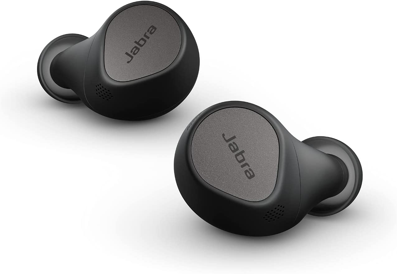 Jabra Elite 7 Pro In Ear Bluetooth Earbuds - Adjustable Active Noise Cancellation True Wireless Buds in a compact design with Jabra MultiSensor Voice Technology for Clear Calls - Titanium Black