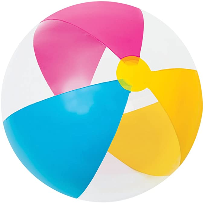 Intex 24" Inflatable Paradise Panel Colorful Beach Ball - (Set of 2), 59032EP