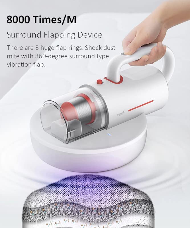 Deerma CM1900 Household Small Wireless Vacuum Cleaner Electric Ultraviolet Light Anti-Dust Mites Remover Instrument