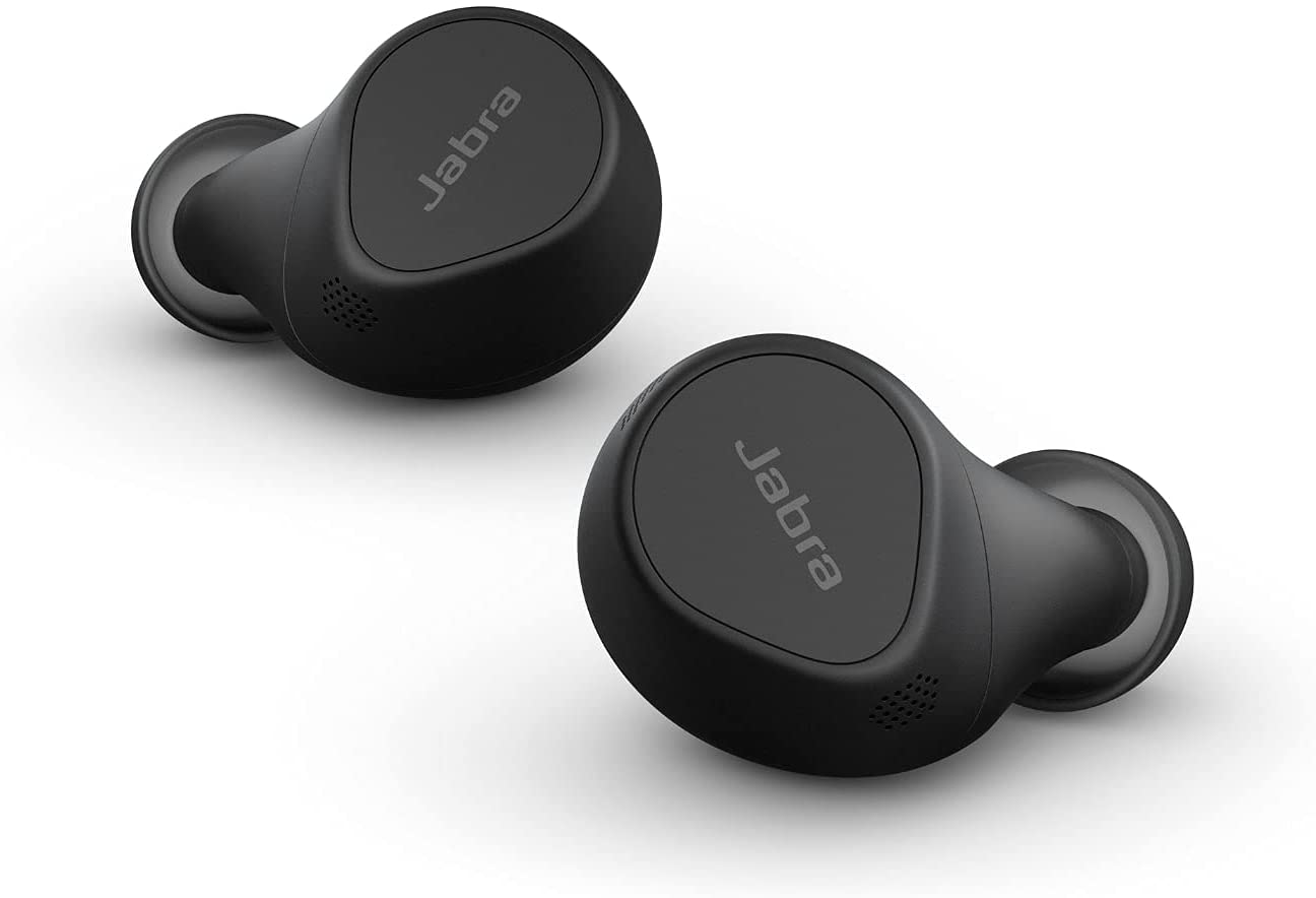 Jabra Elite 7 Pro In Ear Bluetooth Earbuds - Adjustable Active Noise Cancellation True Wireless Buds in a compact design with Jabra MultiSensor Voice Technology for Clear Calls - Black
