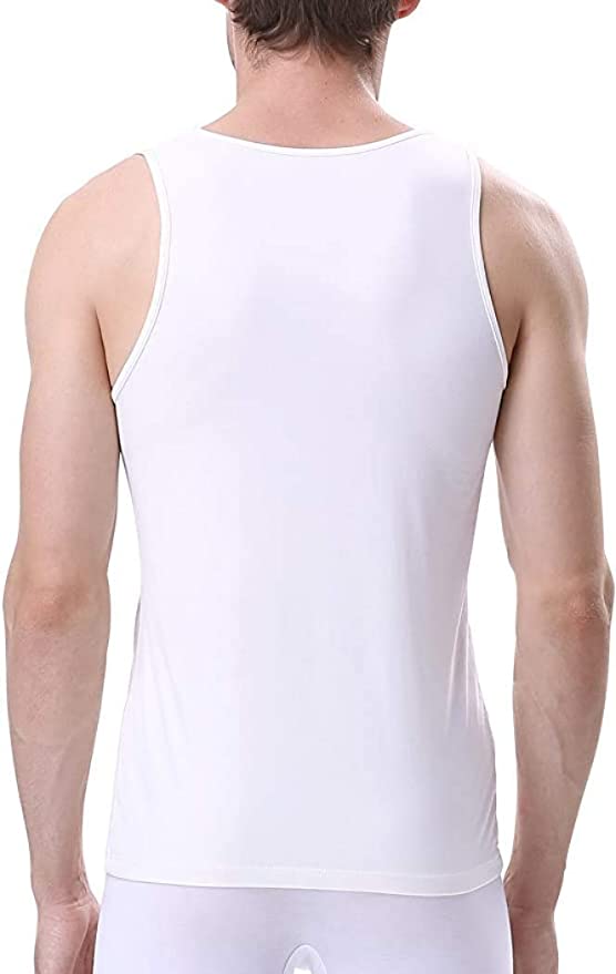 Men's 3-Pack A-Shirt, Men's Underwear Vests, Men White Vest Undershirt Cotton underwear for Man, set of 3 Pieces