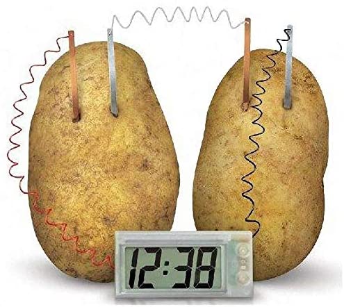 Green Science Potato Digital Clock