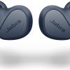Jabra Elite 3 In Ear Wireless Bluetooth Earbuds – Noise isolating True Wireless buds with 4 built-in Microphones for Clear Calls, Rich Bass, Customizable Sound, and Mono Mode - Navy