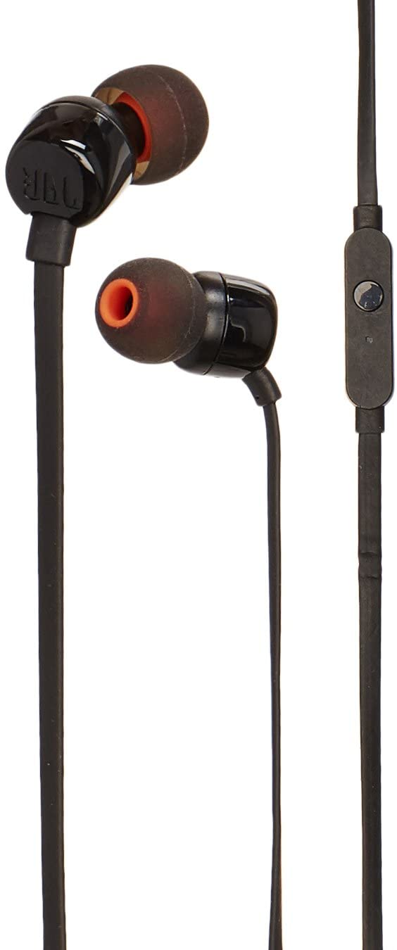 JBL In-Ear Headphones Wired T110 - Black | T110BLK