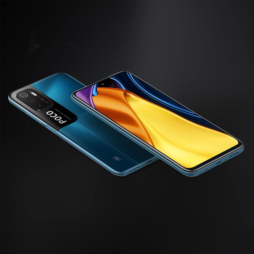 POCO M3 Pro 5G - Smartphone 4+64GB, 6.5" FHD+ 90Hz DotDisplay, MediaTek Dimensity 700 with dual 5G, 48MP AI triple camera, 5000mAh, Cool Blue (EU Version)