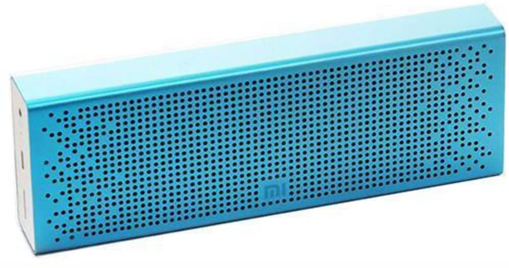 Xiaomi Mi Wireless Bluetooth Speaker with AUX input, Hands Free Support For Calls, Portable, For Outdoor, Home & Travel Compatible With Smartphones, Tablets, TVs, Laptops etc - Blue - Metallic Finish
