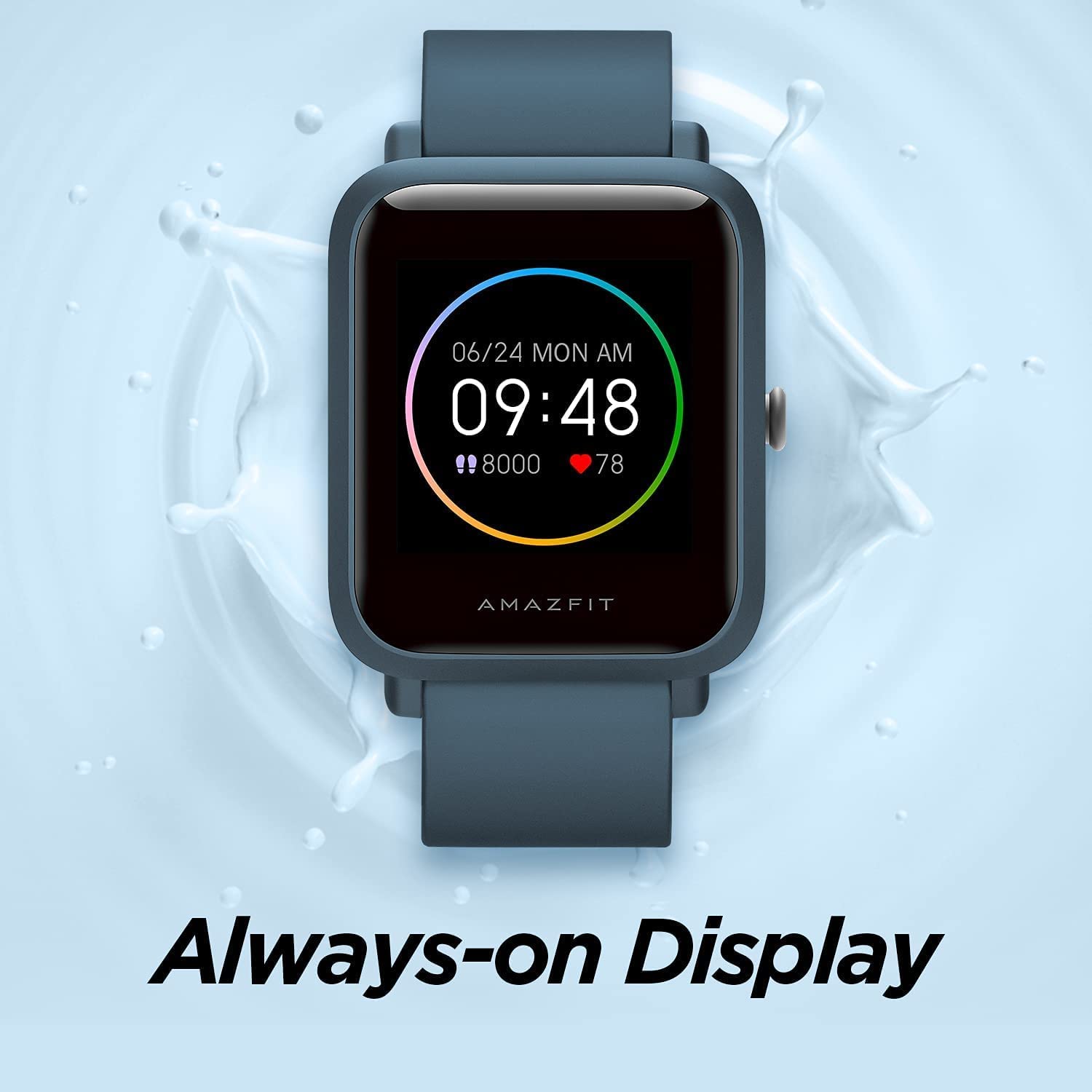 Amazfit bip always on display sales
