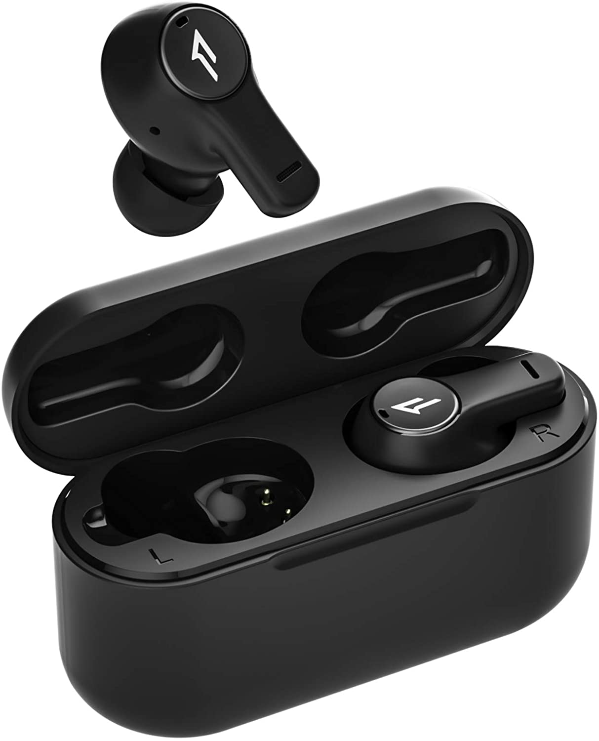 1MORE PistonBuds Bluetooth Headphone 5.0 with 4 Built-in Mics ENC for Clear Call, True Wireless Earbuds,IPX5,24H Support AAC&SBC, HiFi Stereo in-Ear Deep Bass Headset
