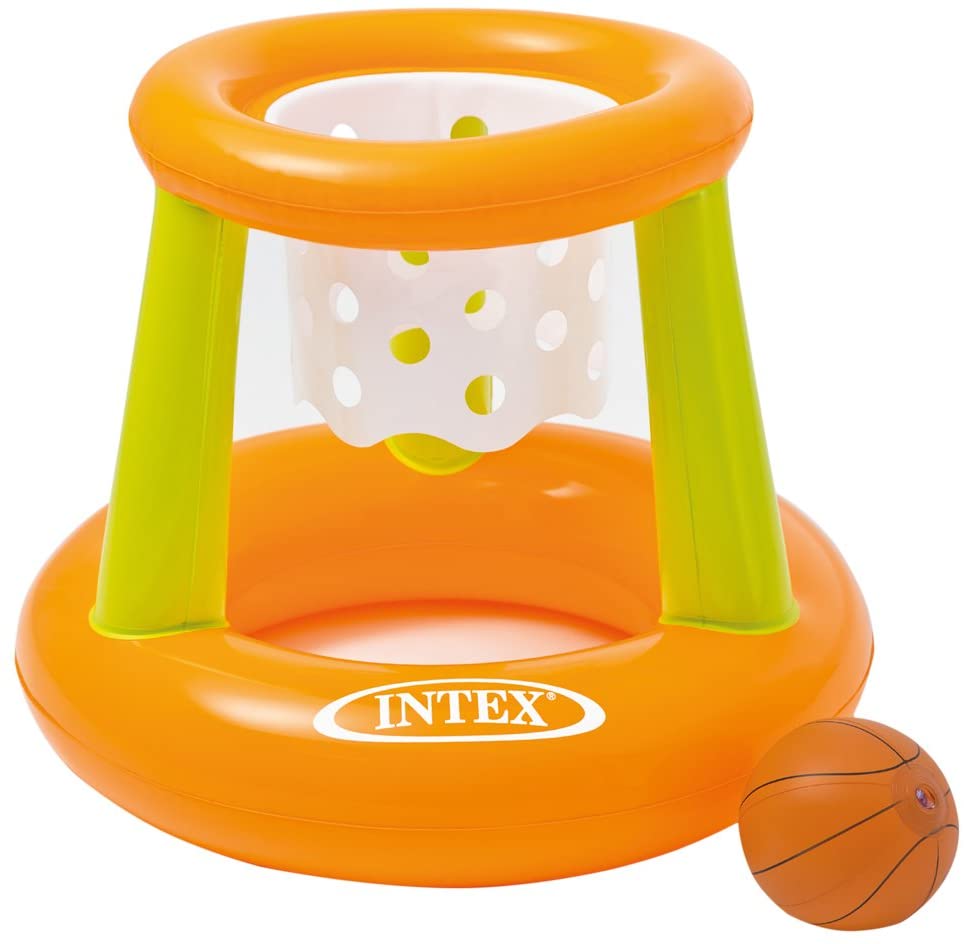 Intex Basket Swimming Floating Hoops Basketball Game, Multi-Colour, 58504