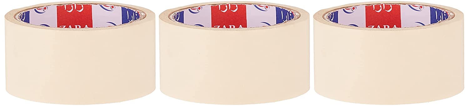 Masking Tape 2 Inch x 20 Yards (Pack of 3)